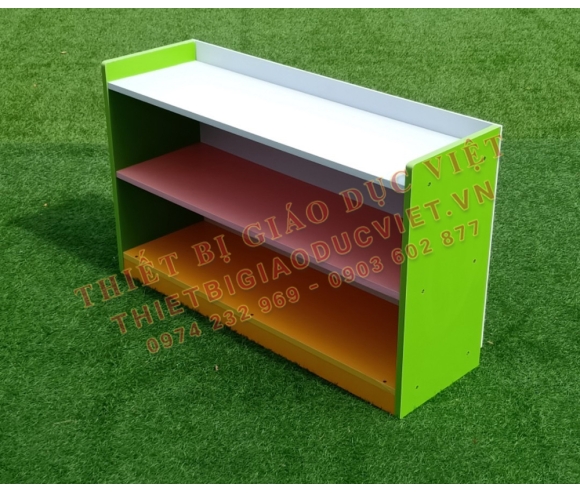 Tủ kệ gỗ mầm non - 36