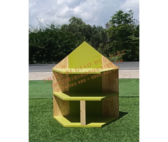 Tủ kệ gỗ mầm non - 38