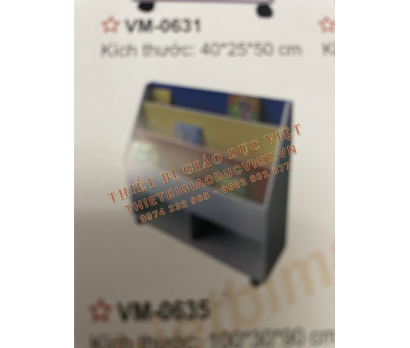 Tủ kệ gỗ mầm non - 42