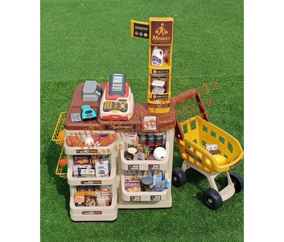 Tủ kệ gỗ mầm non - 59