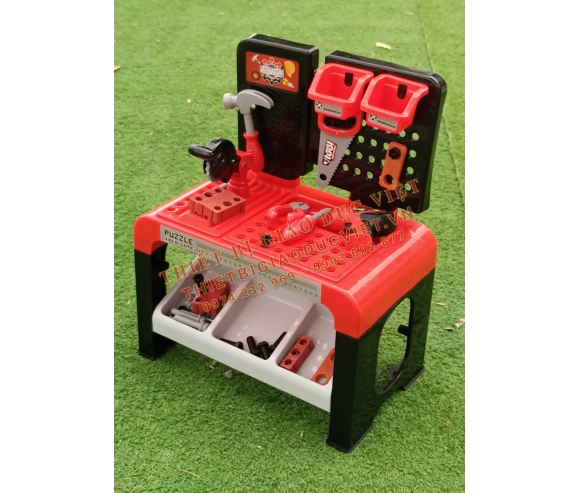 Tủ kệ gỗ mầm non - 60