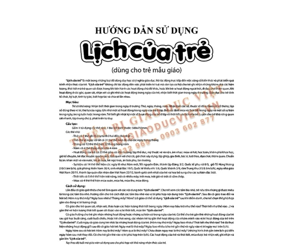 Hàng giấy TBGD mầm non - 06